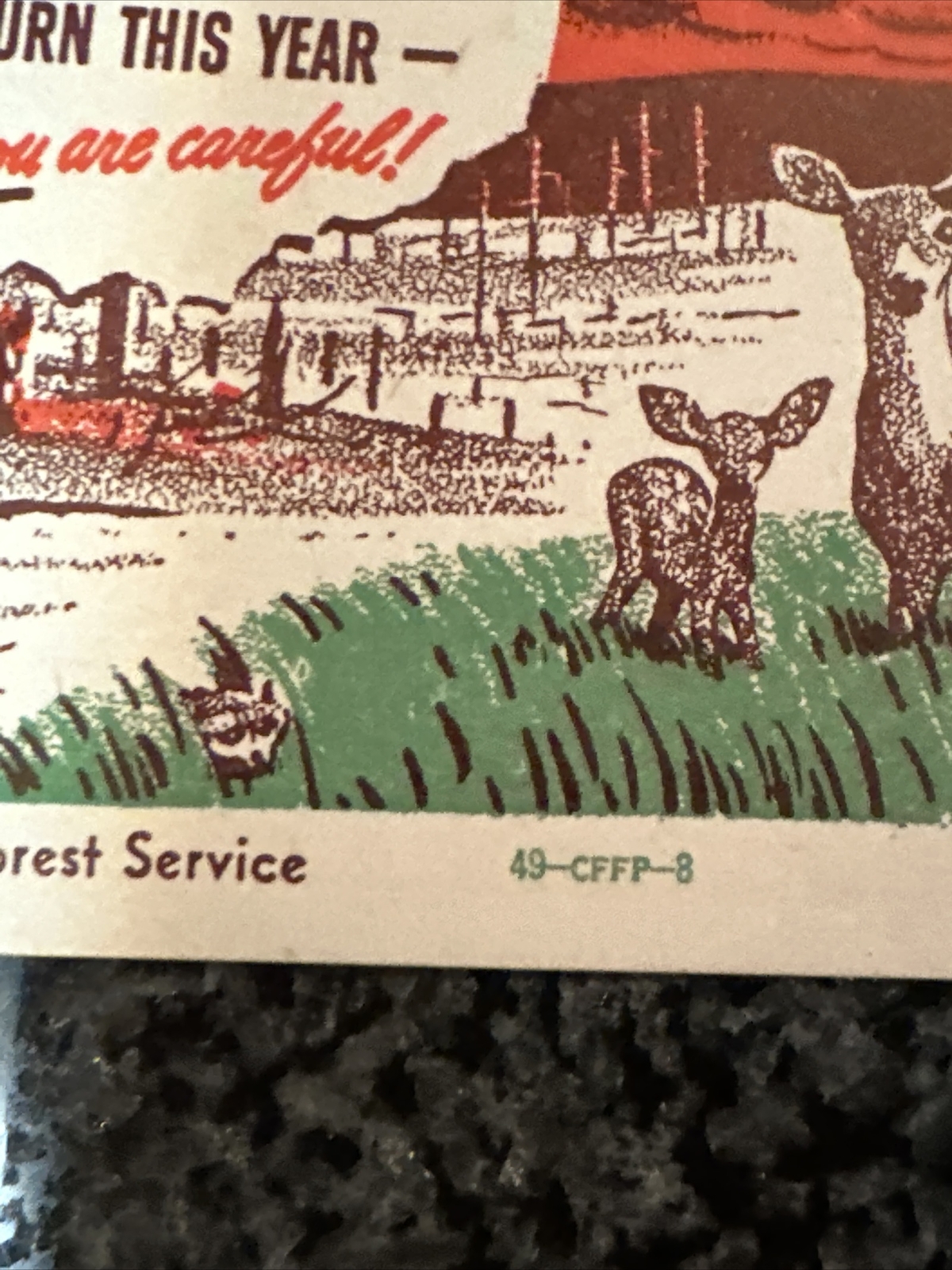 Smokey The Bear Bookmark Ruler 1949 Mini Sign National Park Icon EIGHTEEN Pieces