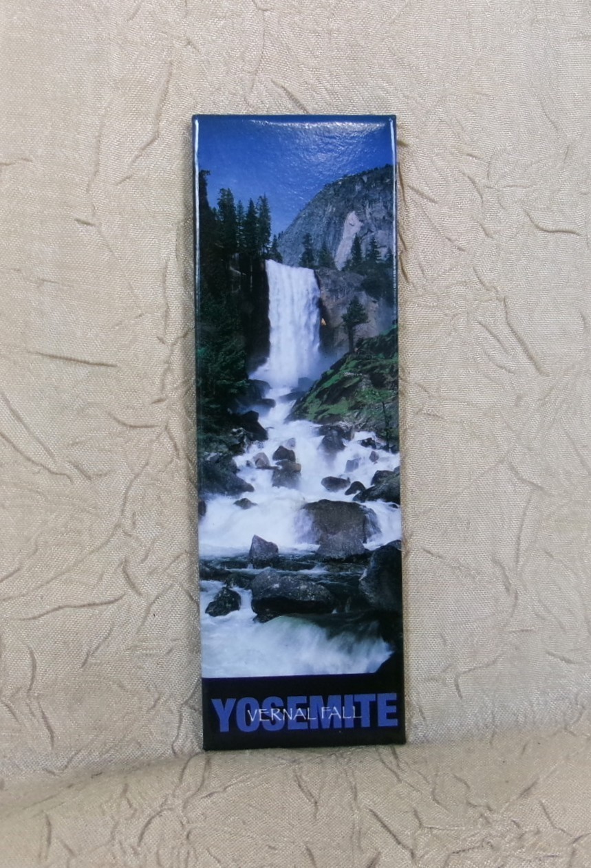 YOSEMITE NATIONAL PARK Metal 5-Inch Magnet Vernal Falls California