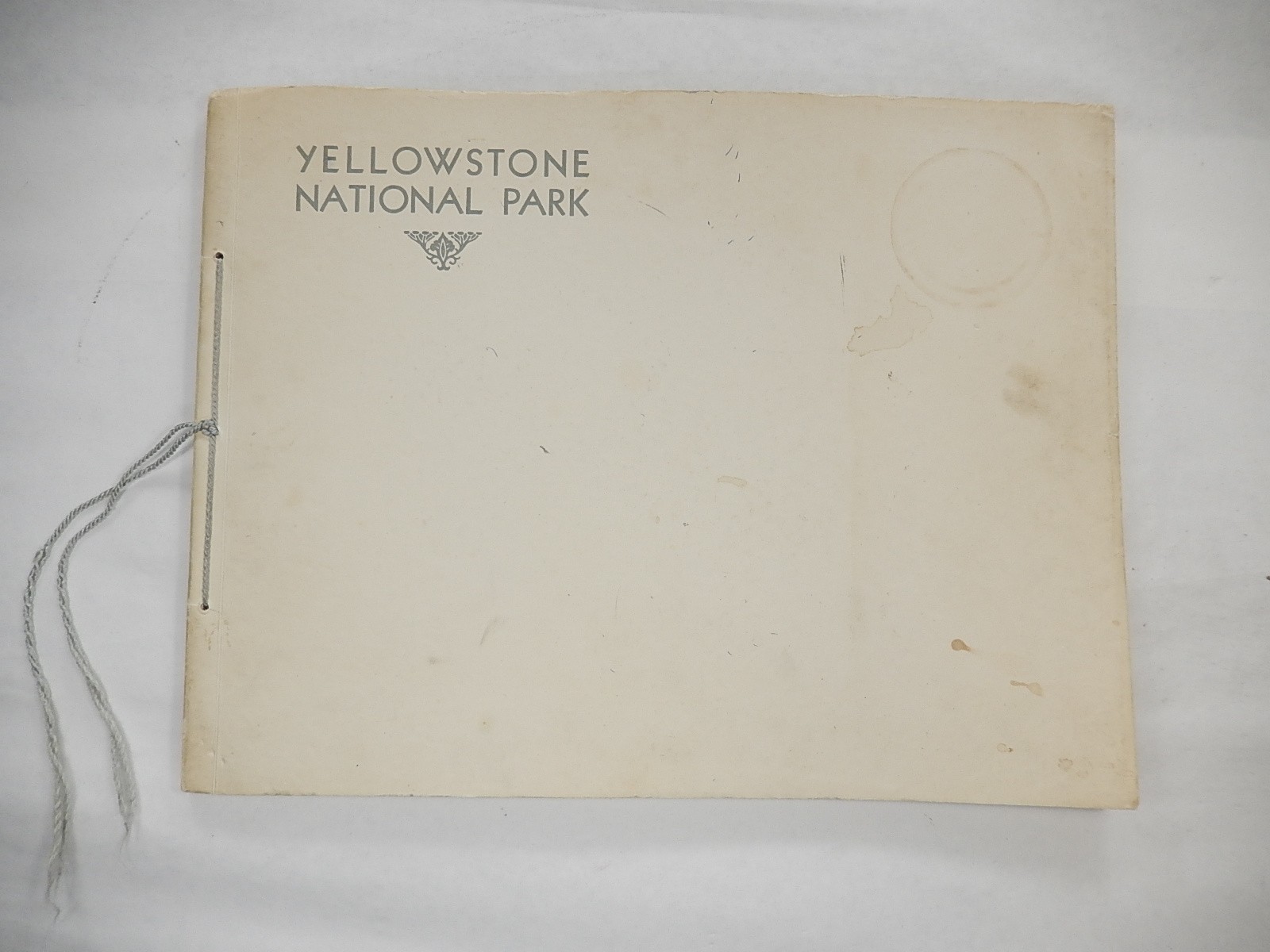 Souvenir Book: Yellowstone National Park by Haynes Inc., circa 1940, 24 13×10 P.