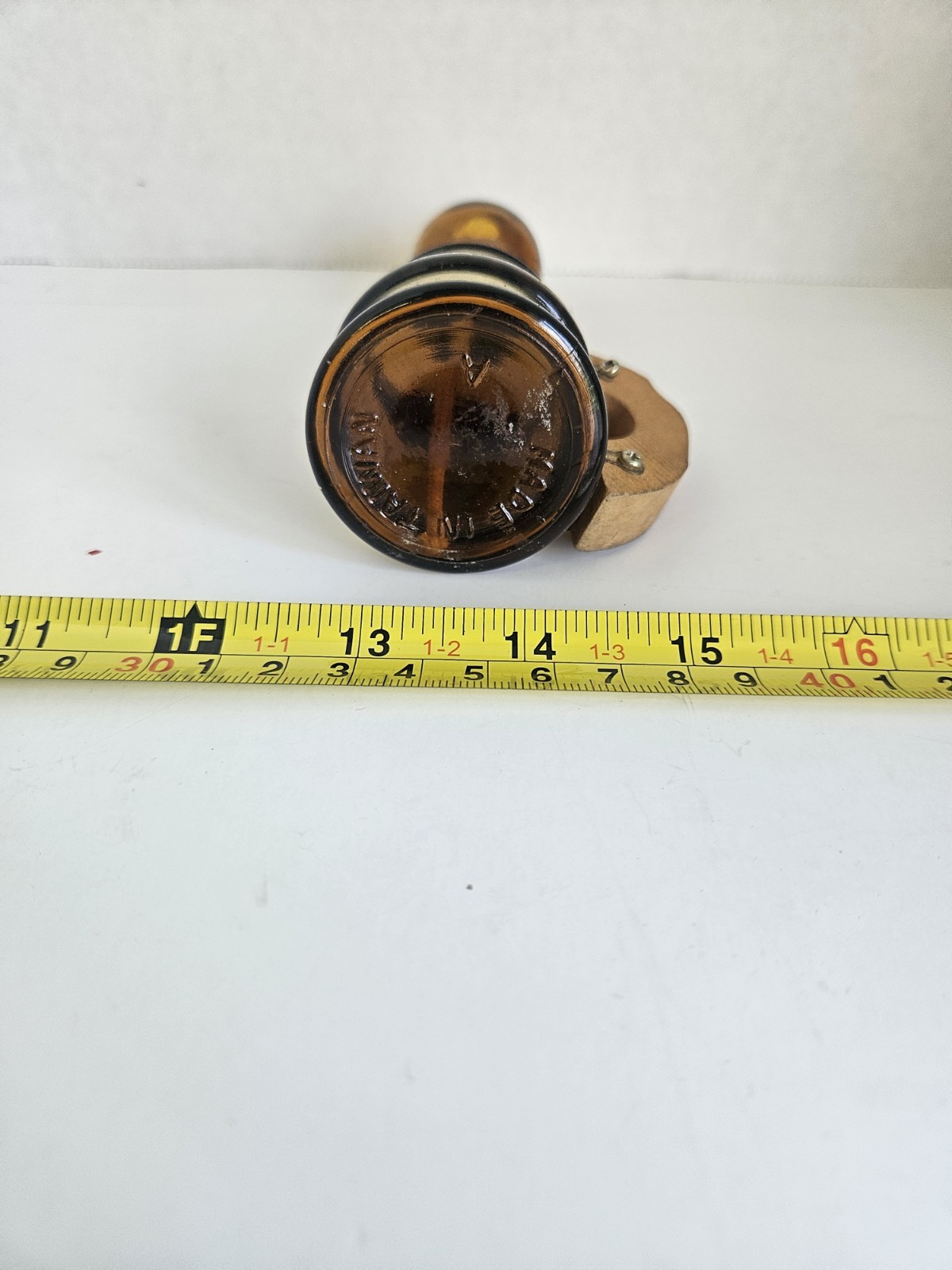 Vintage Yellowstone National Park Souvenir Miniature Oil Lamp 6 Inch