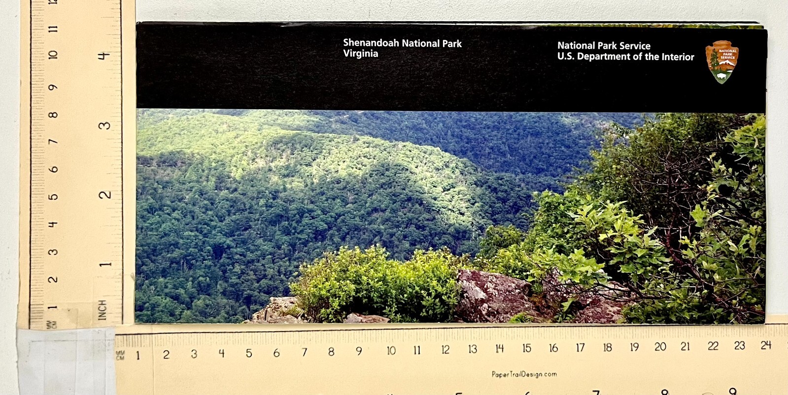 2011 Shenandoah Virginia National Park Interior Dept Official Nature Guide Map
