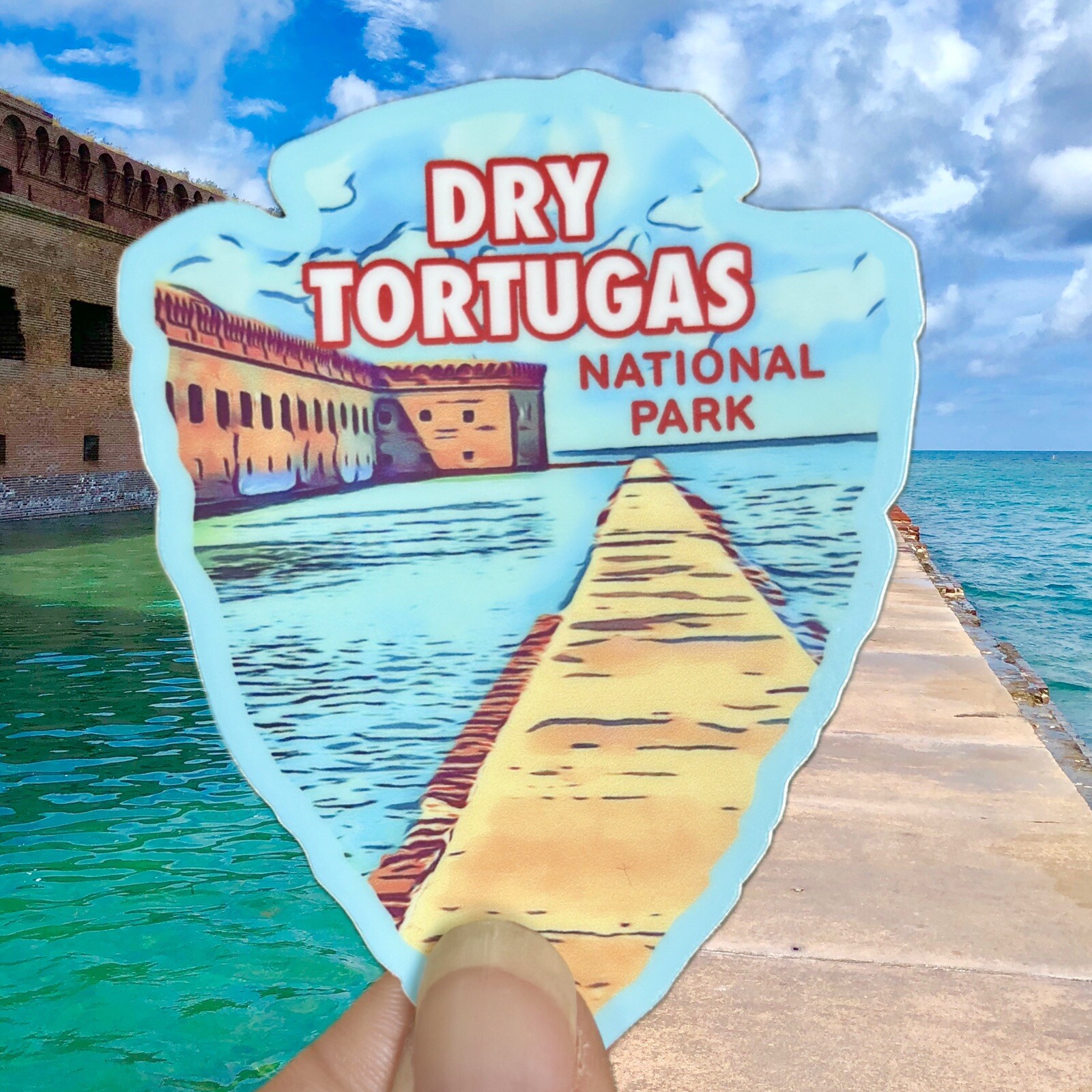 Dry Tortugas National Park Weatherproof Vinyl Sticker