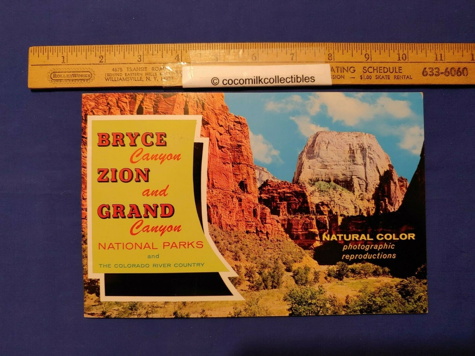 1970s Bryce Canyon Zion And Grand Canyon National Parks Color Pictures Booklet
