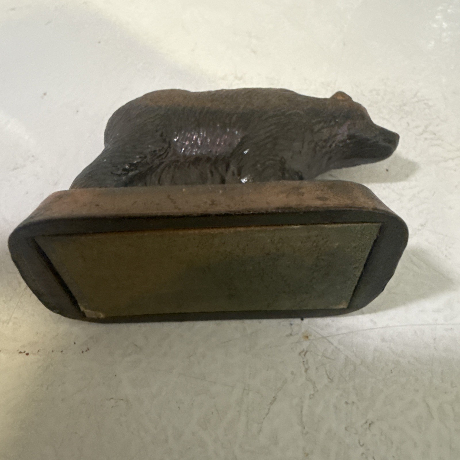 Vintage Canada Grizzly Bear Souvenir Copper Made in Japan