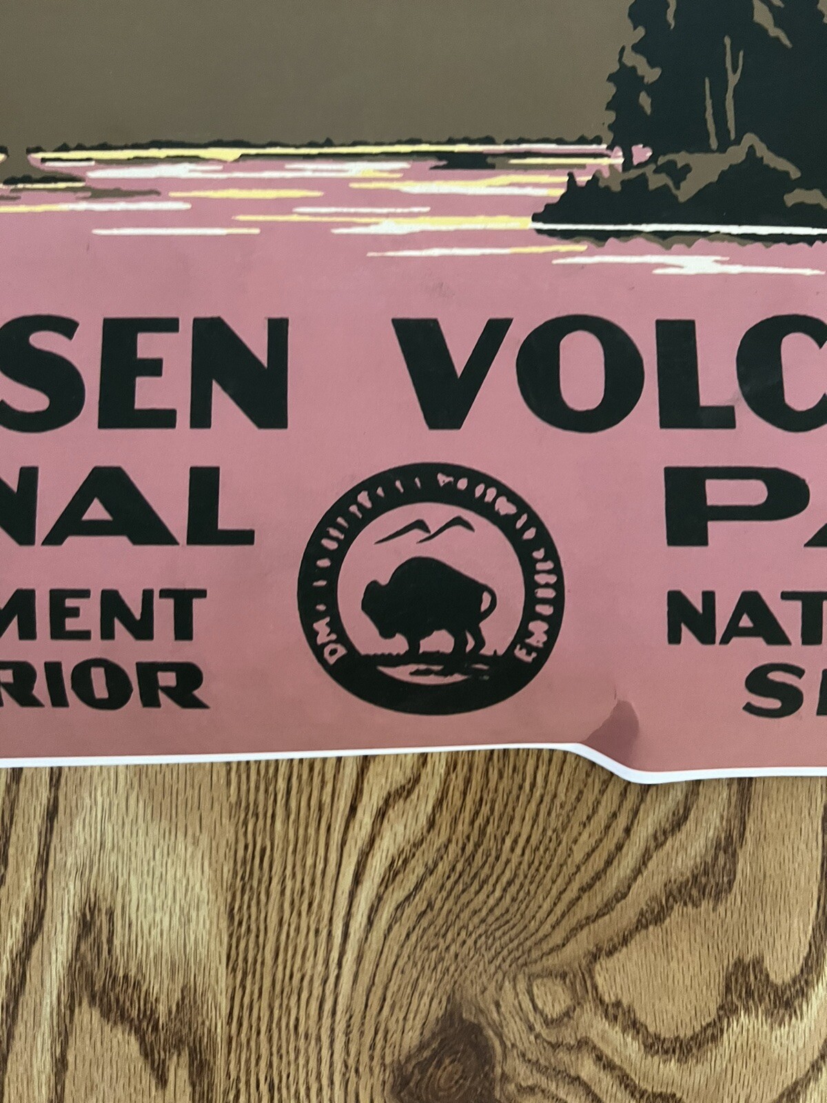 Lassen Volcanic National Park Travel Poster 24×34 U.S. Dept Of Interior 2012