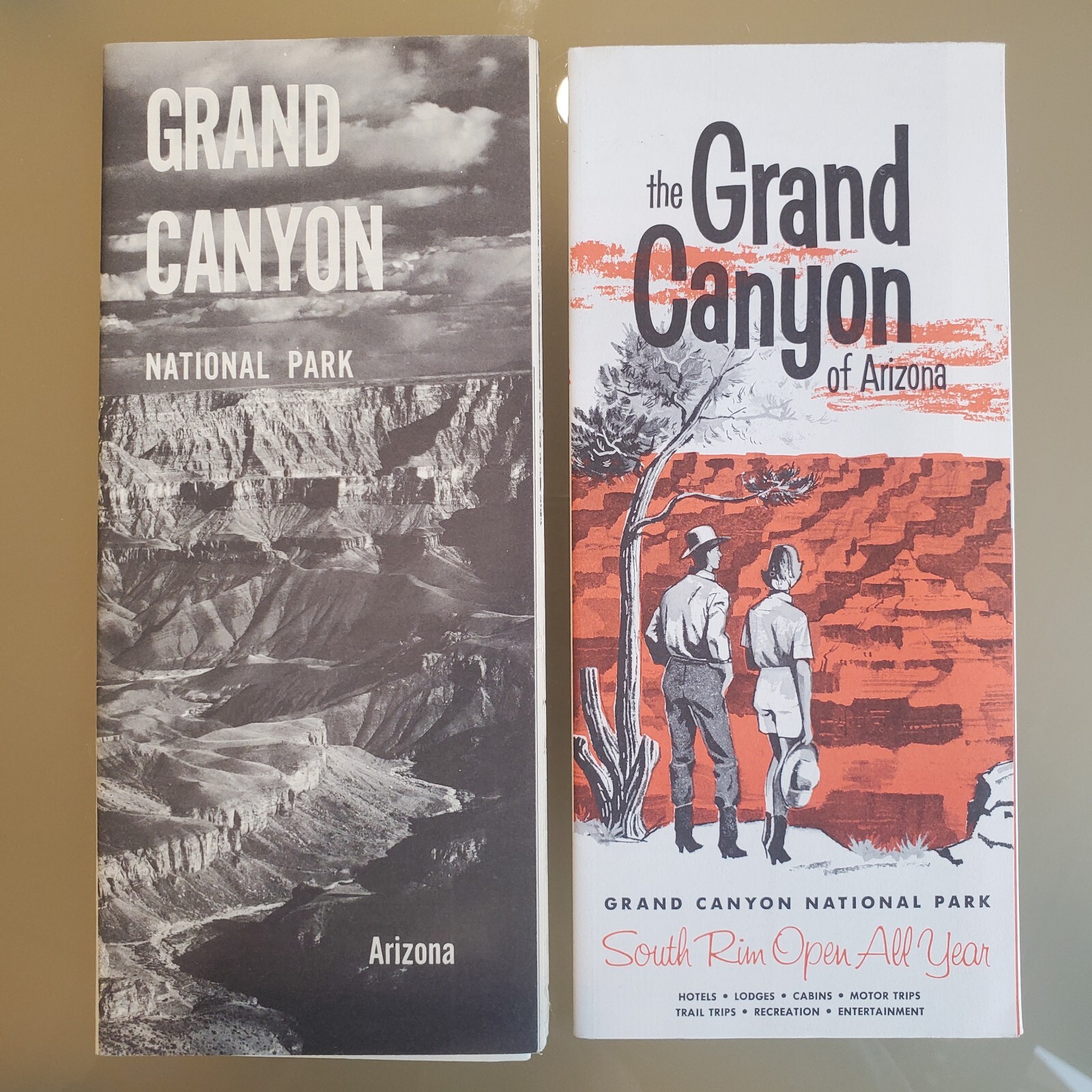 Grand Canyon National Park Arizona 1960s Lot Department of Interior Brochure