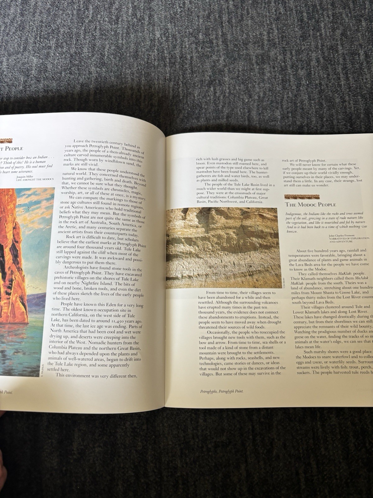Lava Beds National Monument Book 1997 Printing Paperback Susan Lamb