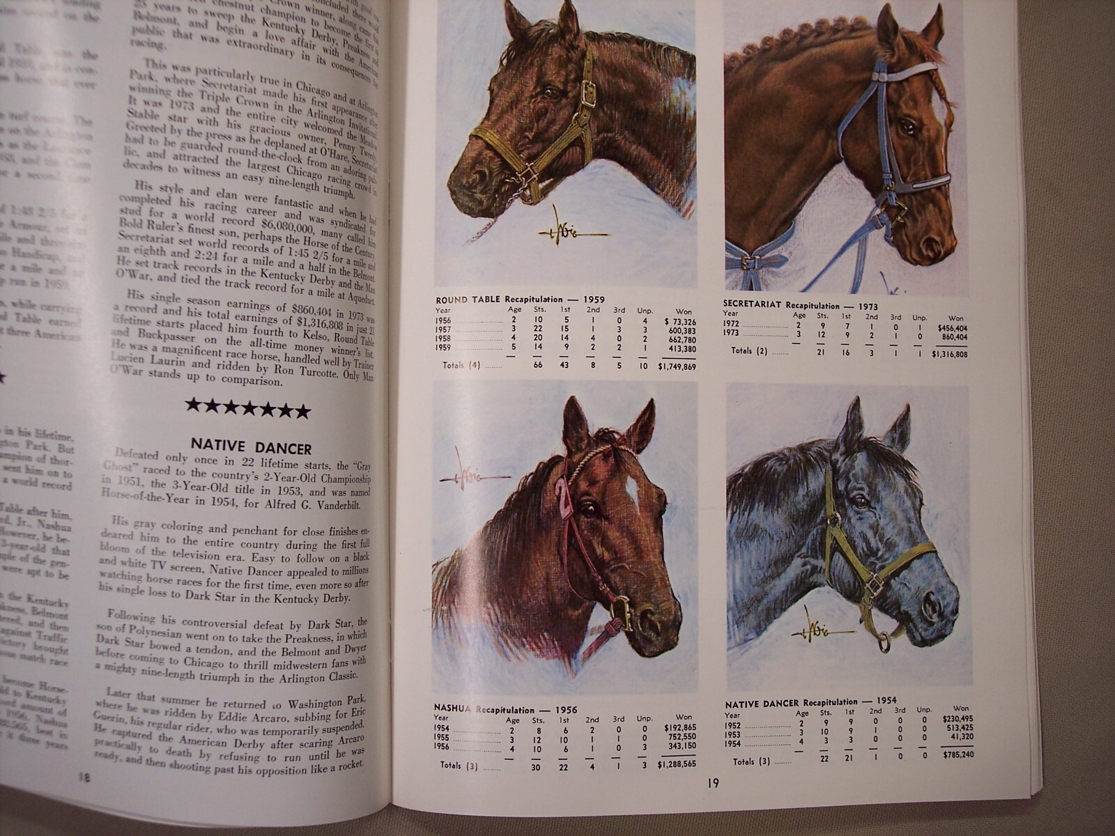 ARLINGTON PARK 50th ANNIVERSARY BOOKLET 1977