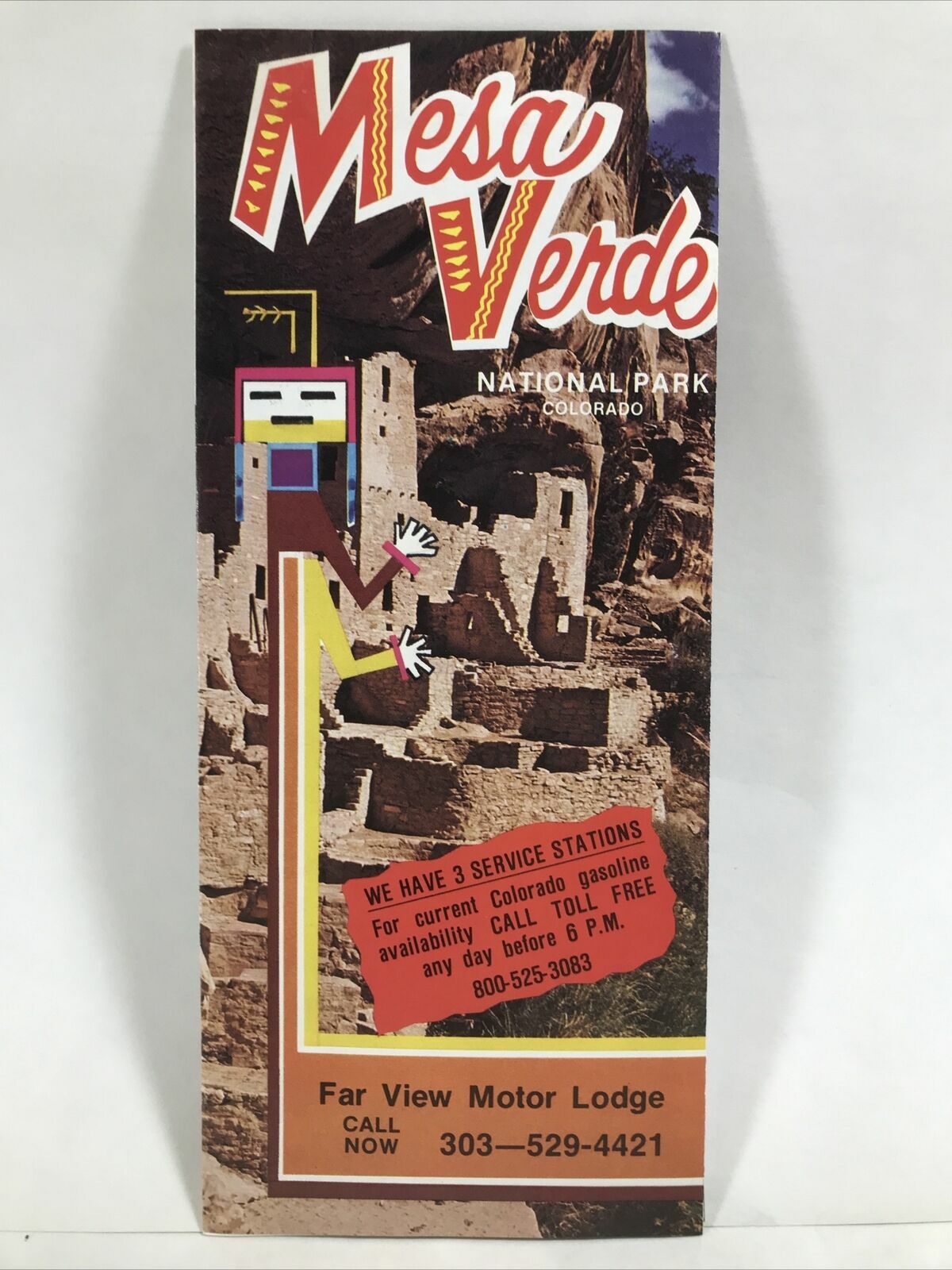 1970 MESA VERDE NATIONAL PARK COLORADO Far View Motor Lodge Travel Brochure