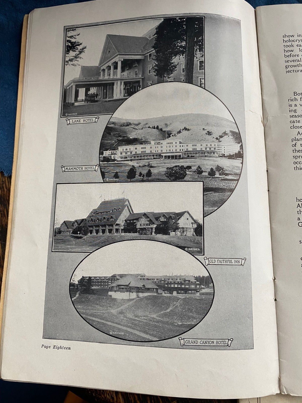 Vintage Brochures 1913, 1926 Yellowstone National Park, Wyoming,Northern Pacific