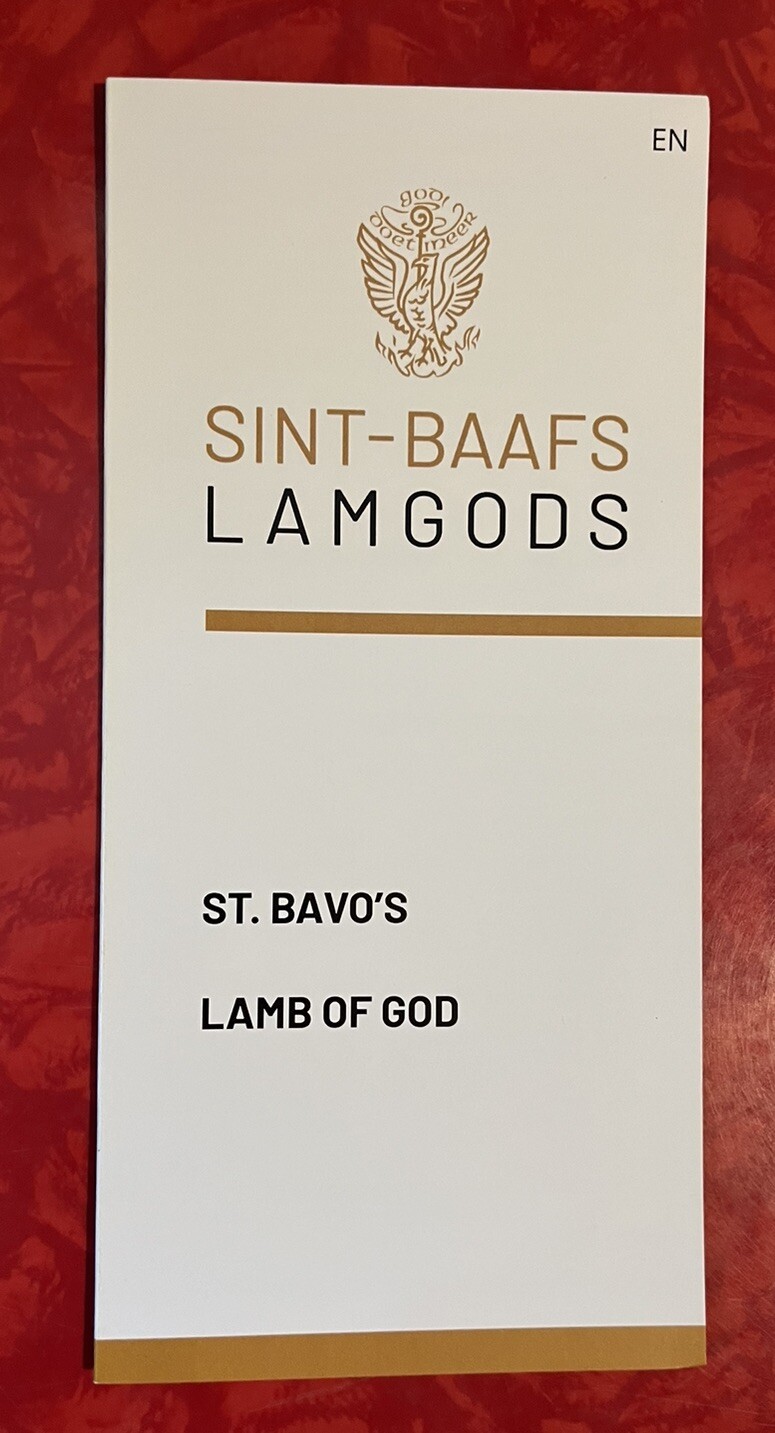 ST. BAVO’S CATHREDAL GHENT BELGIUM 6-PAGE BROCHURE ENGLISH