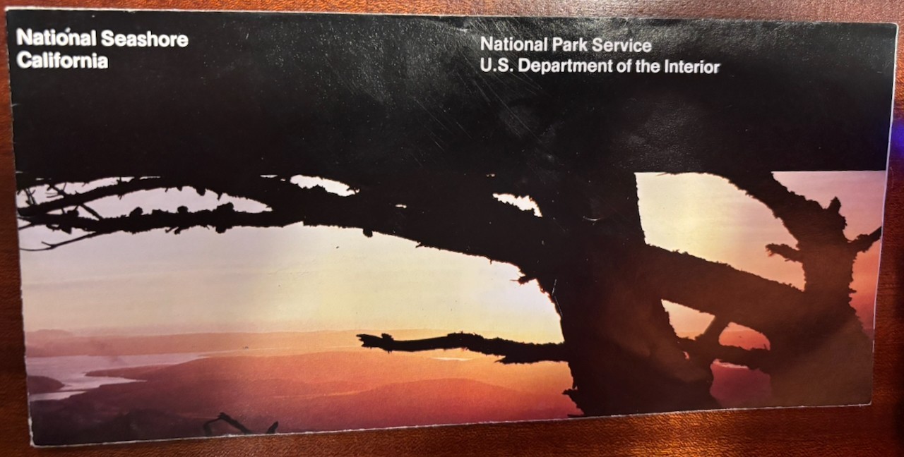 Vintage 1990 Point Reyes National Seashore Map and GGNRA Campling Guide