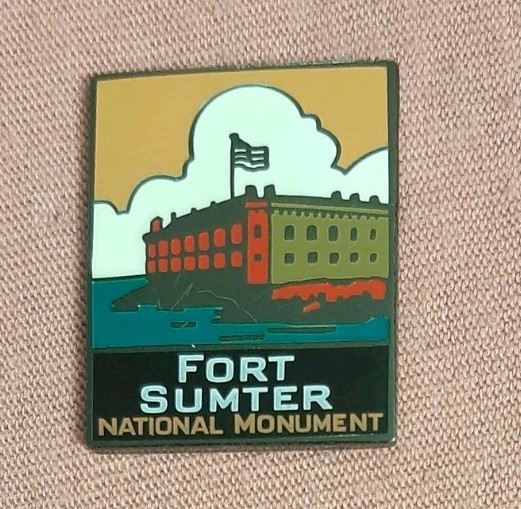 Fort Sumter National Monument South Carolina Travel Lapel Pin