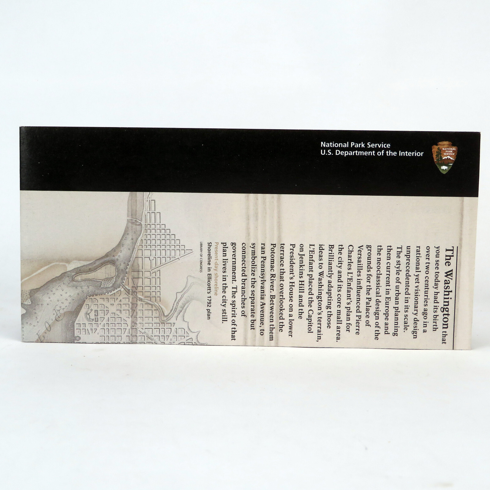 Washington: Nation’s Capital National Park Map Brochure, Nat’l Park Service DC