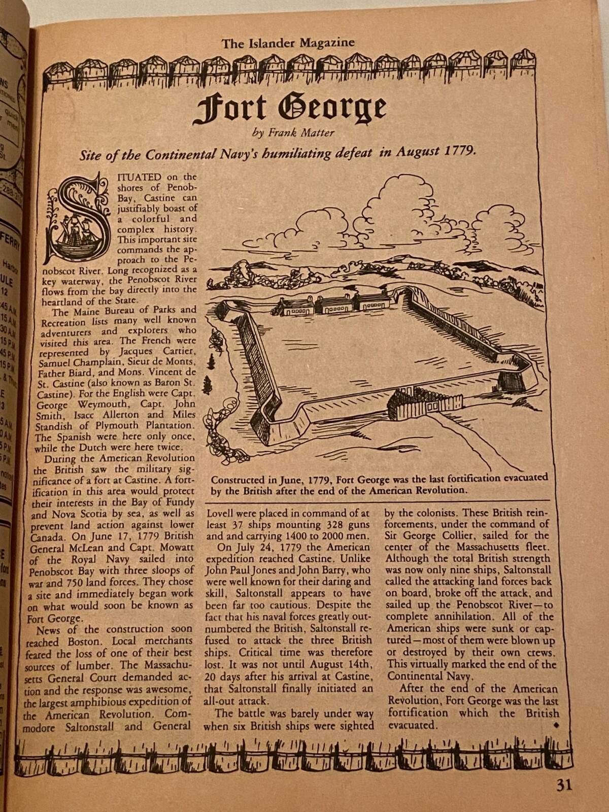 August 1981 Acadia National Park The Islander Magazine August