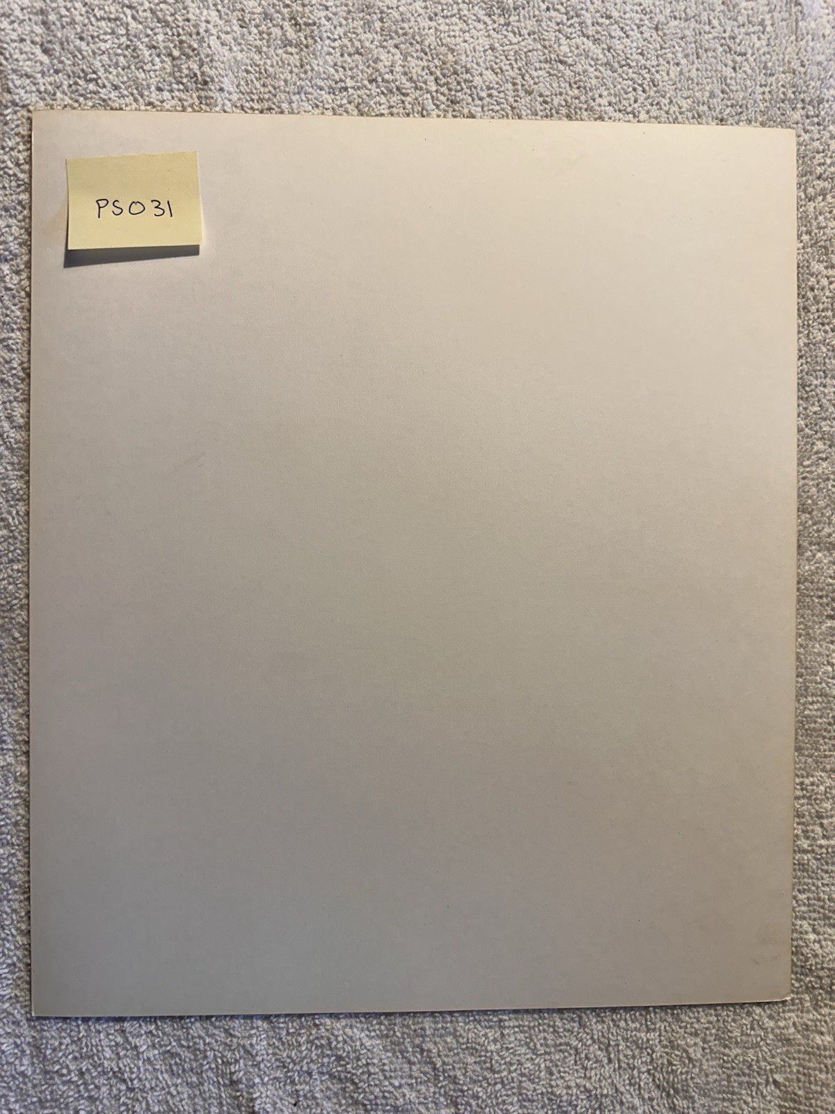 Vintage 1984 BLM US Bureau Of Land Management ”NO CAMPFIRE” Large Cardstock Sign