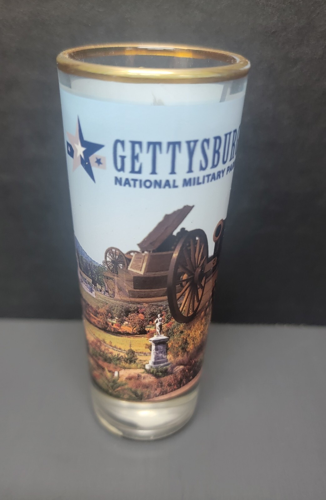 Gettysburg National Military Park Tall Shot Glass