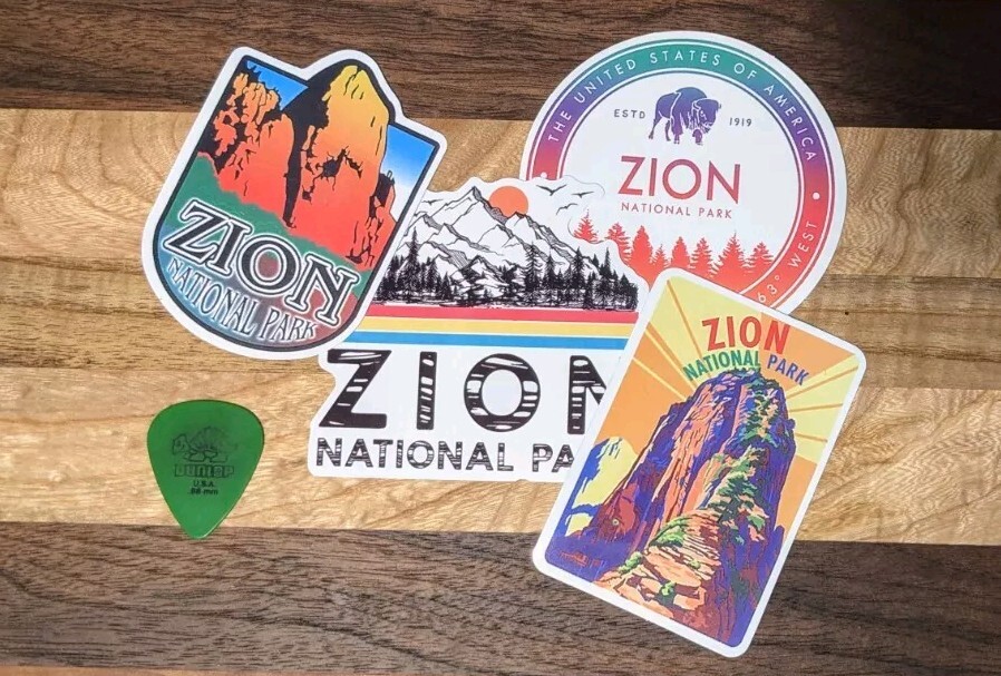 Set Of Four 3″ Zion Set Of 4Sticker Decal