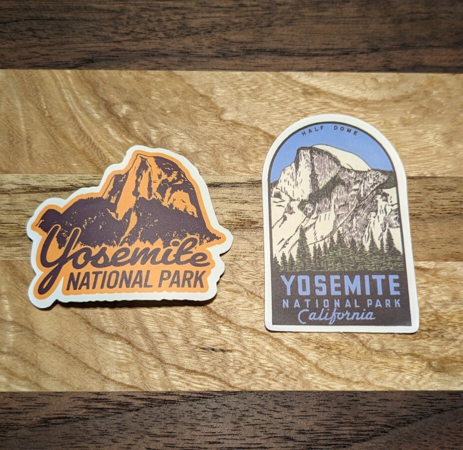 A set of Two (2) Yosemite National Park Sticker Decal 3″