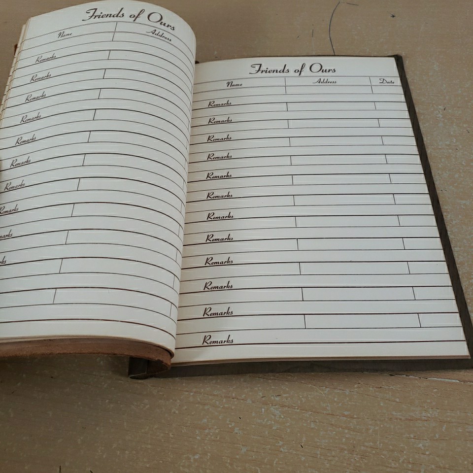 SEQUOIA NATIONAL PARK – VINTAGE LEATHER GUEST BOOK
