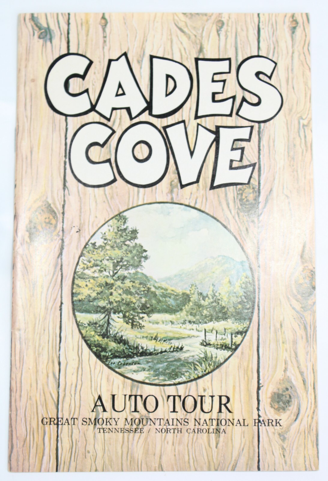 1976 Cades Cove Self-Guiding Auto Tour Booklet Smoky Mountains National Park TN