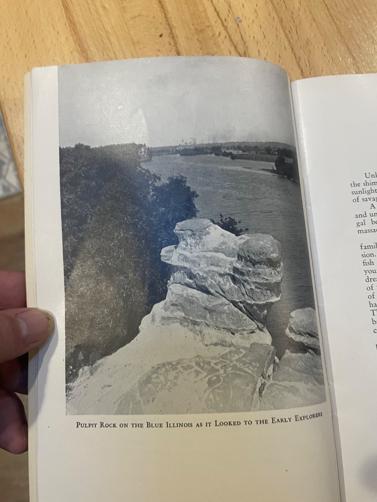 Vintage Starved Rock IL State PARK BOOK THE HERITAGE OF SR W NICE TRAIL MAP ETC