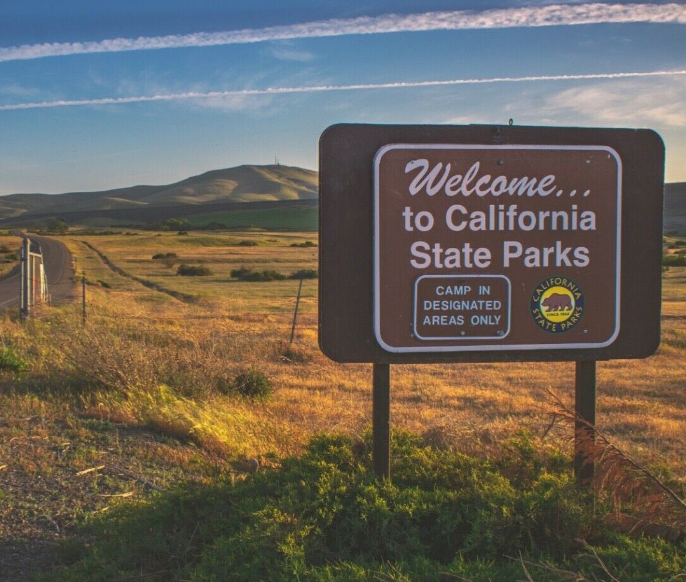 Welcome to California State Parks Metal Sign Governor Gray Davis SO-CAL GAS OIL