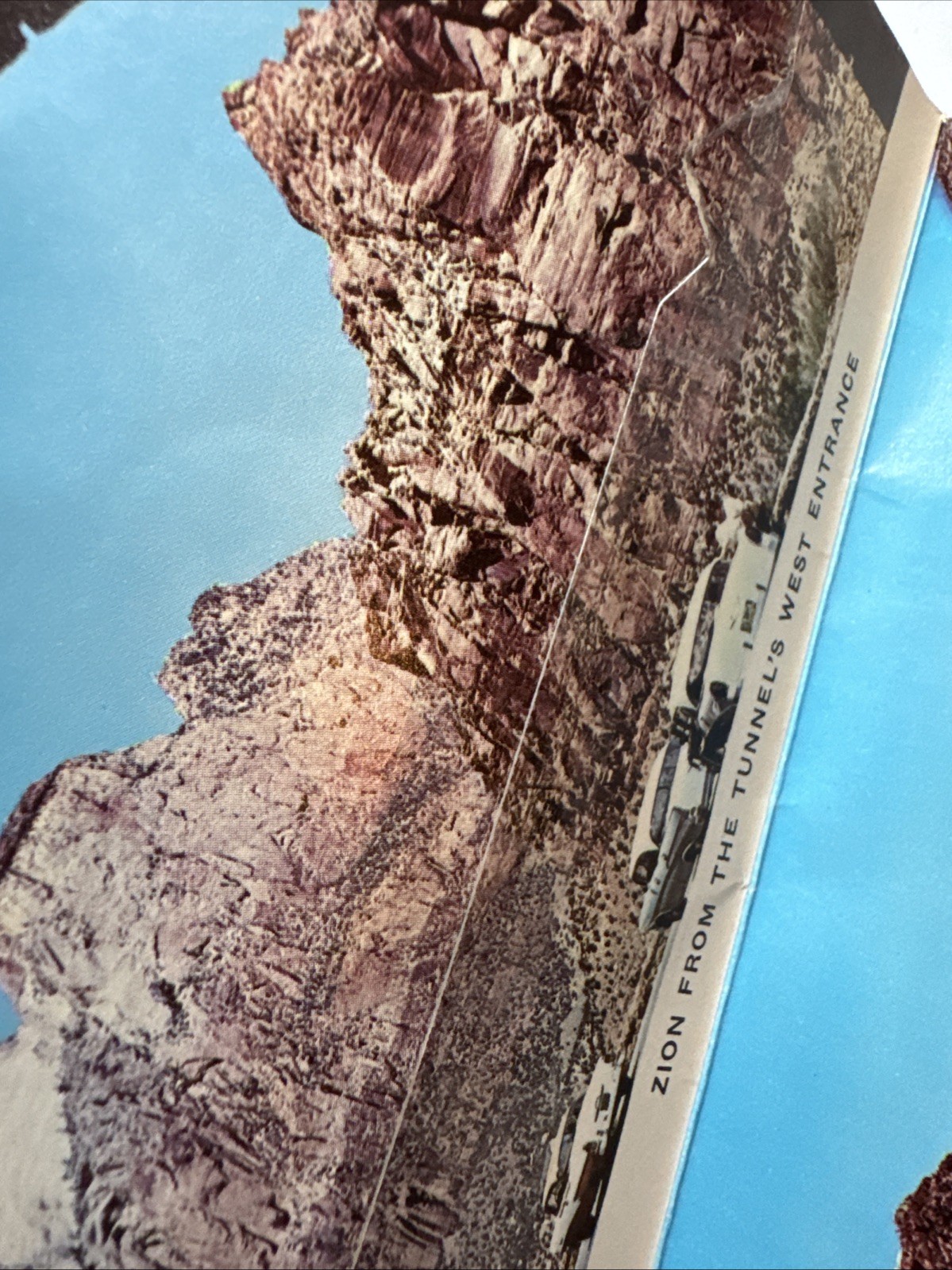 Vintage 1962 Zion & Bryce Canyon National Park Story Folding Info Pamphlet