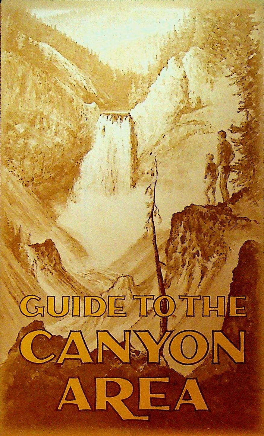 Guide to the Canyon Area 1967 Map Brochure Grand Canyon Yellowstone Park