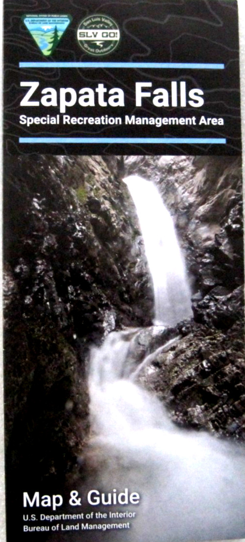 Zapata Falls Colorado BLM Brochure Trail Map And Guide
