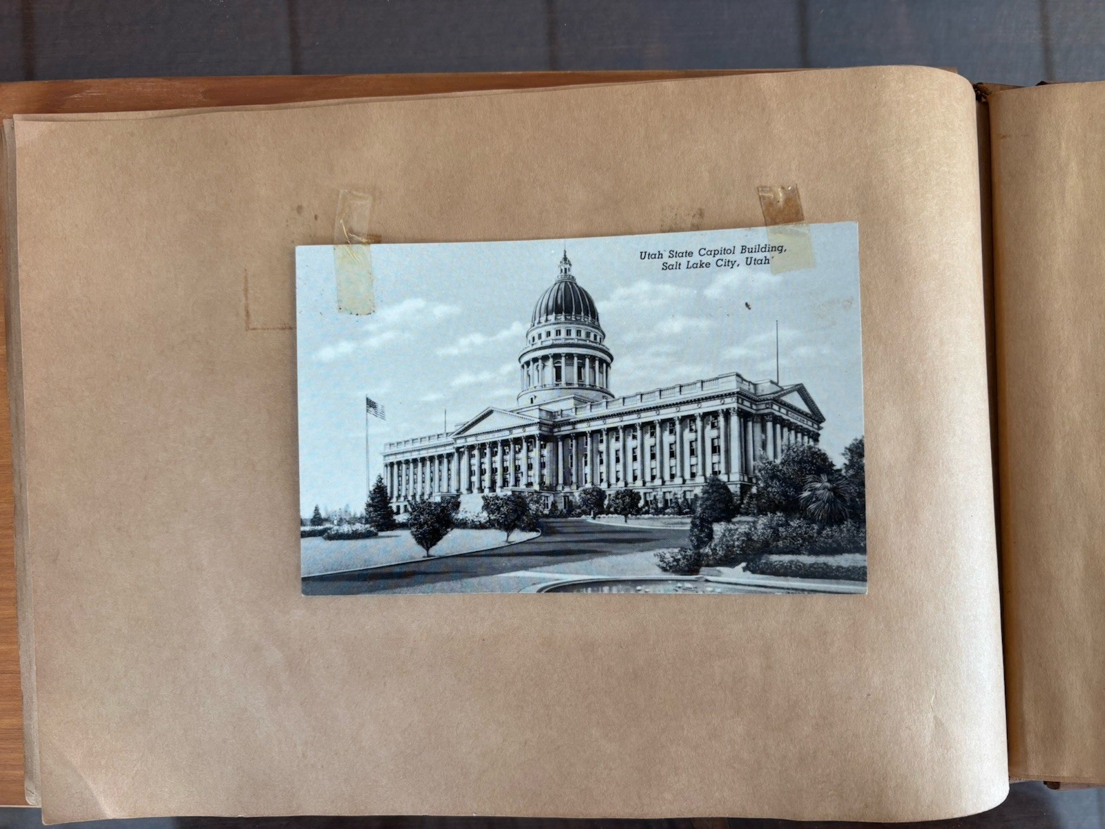 “My Western Trip” National Park 1940 Travel Journal with Postcards & Photos