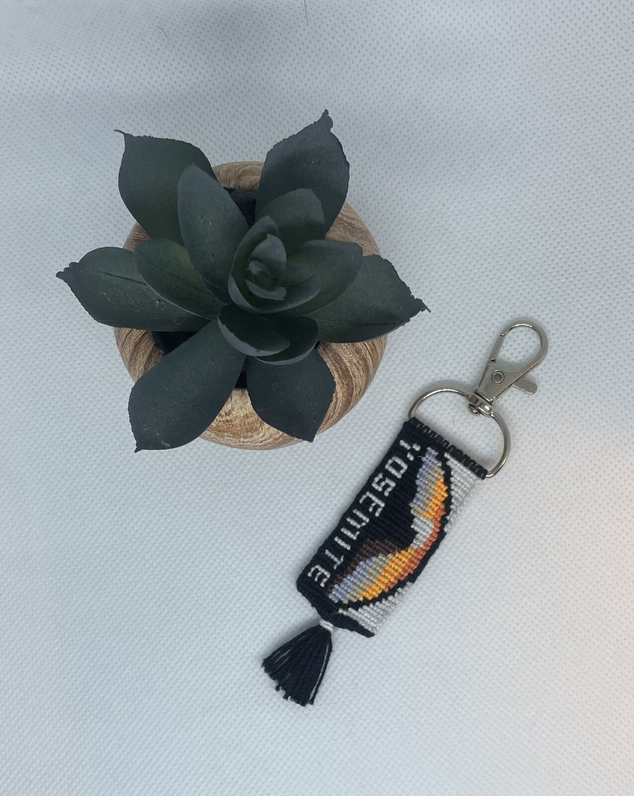 Yosemite National Park Outdoor Scenic Keychain Key Fob Handmade