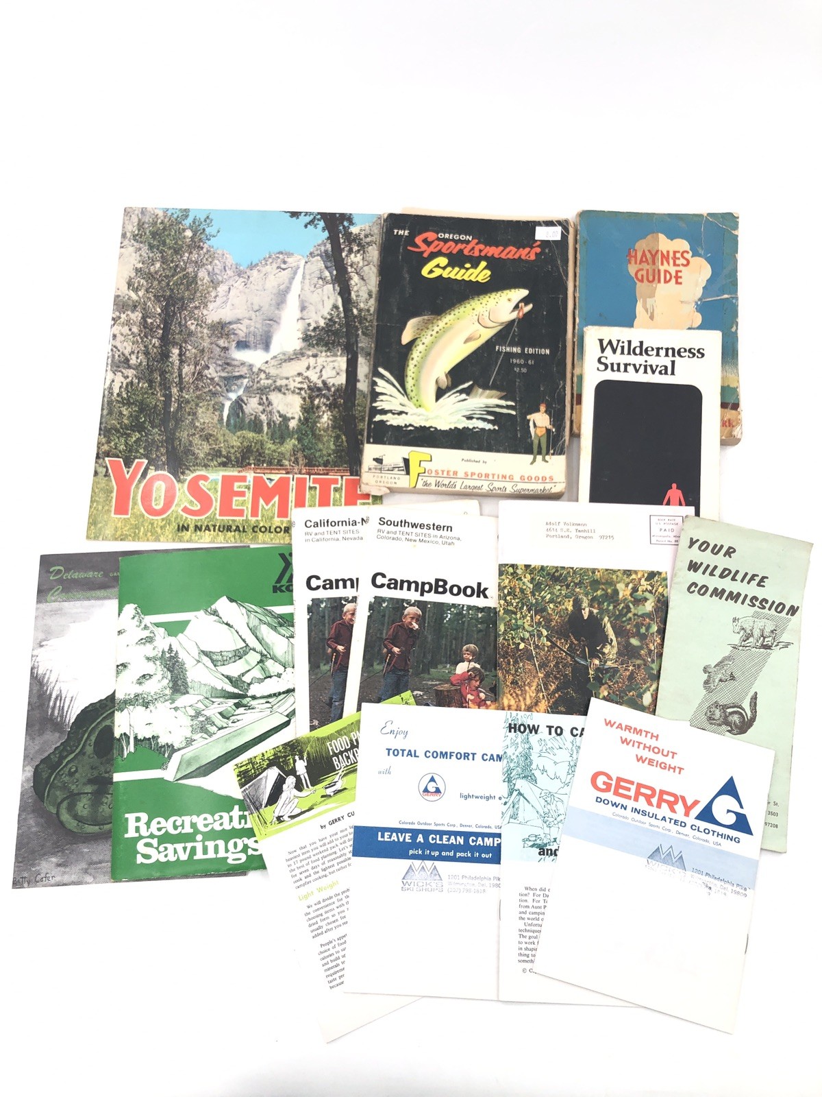 Vintage Sportsman Haynes Guide YOSEMITE Wilderness Survival Maps Archery 1969