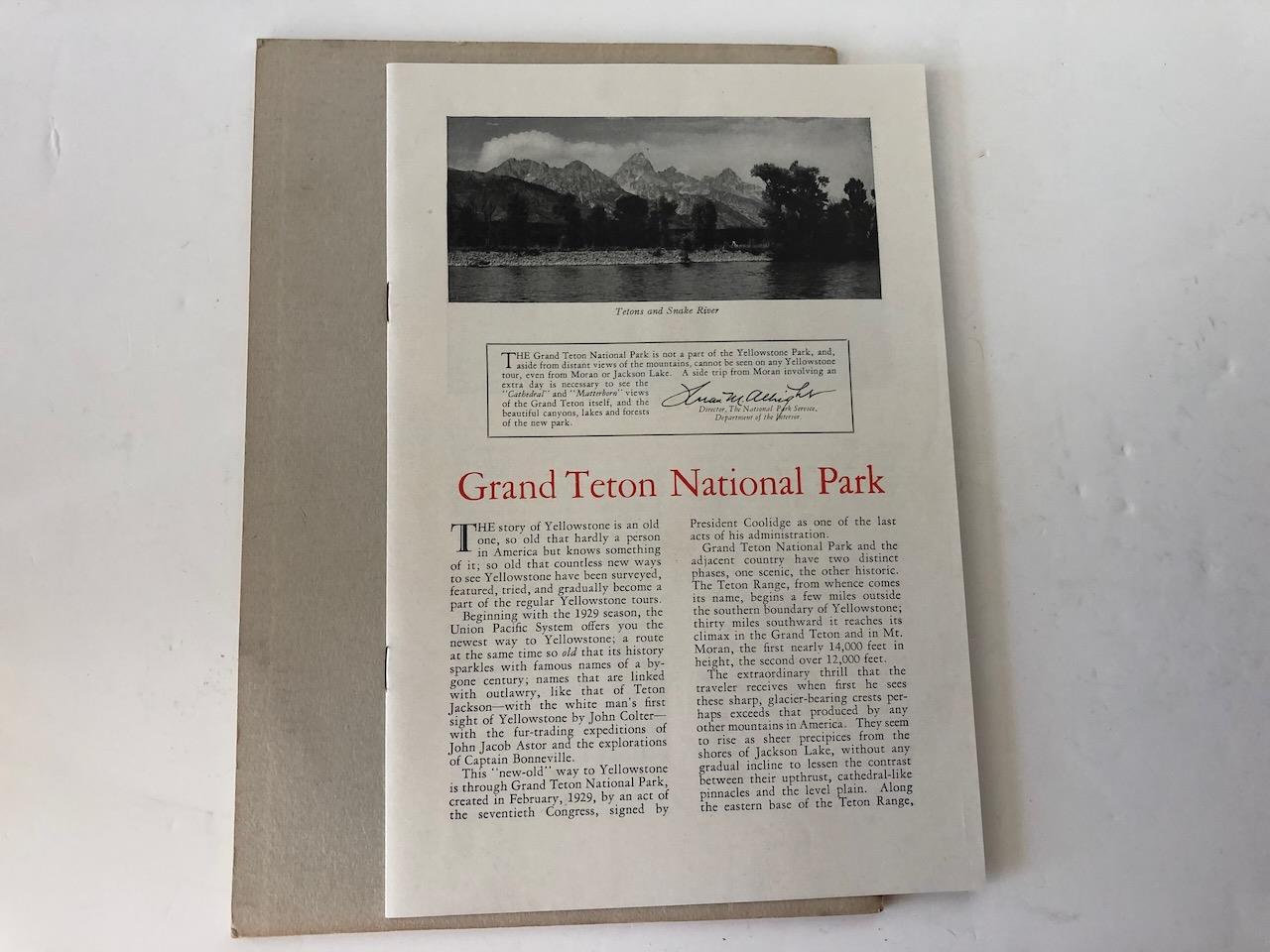 Yellowstone National Park 1st Edition 1929 C J Collins / Geyserland Excellent!