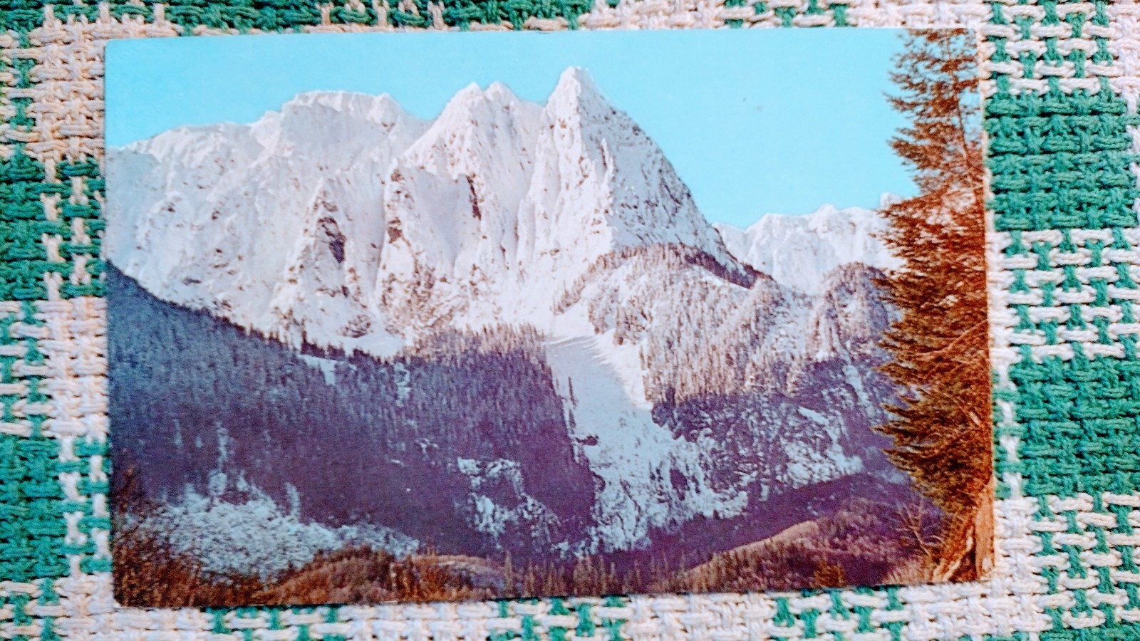 VINTAGE POST CARD MOUNT INDEX STEVENS PASS HIGHWAY WASHINGTON