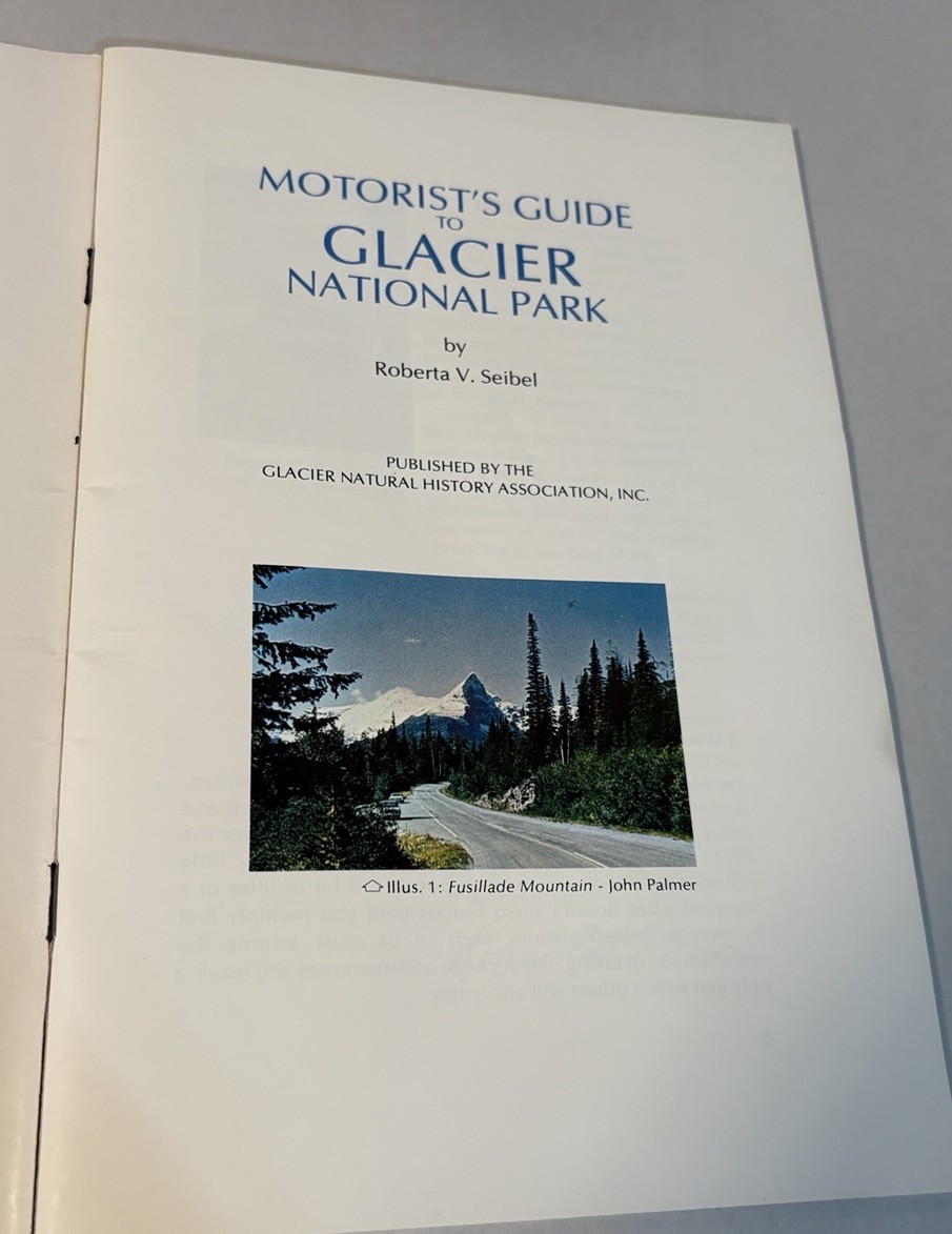 VTG 70s Glacier Nat’l Park Book Bundle; Glacier & Waterton Lakes, Logan Pass+