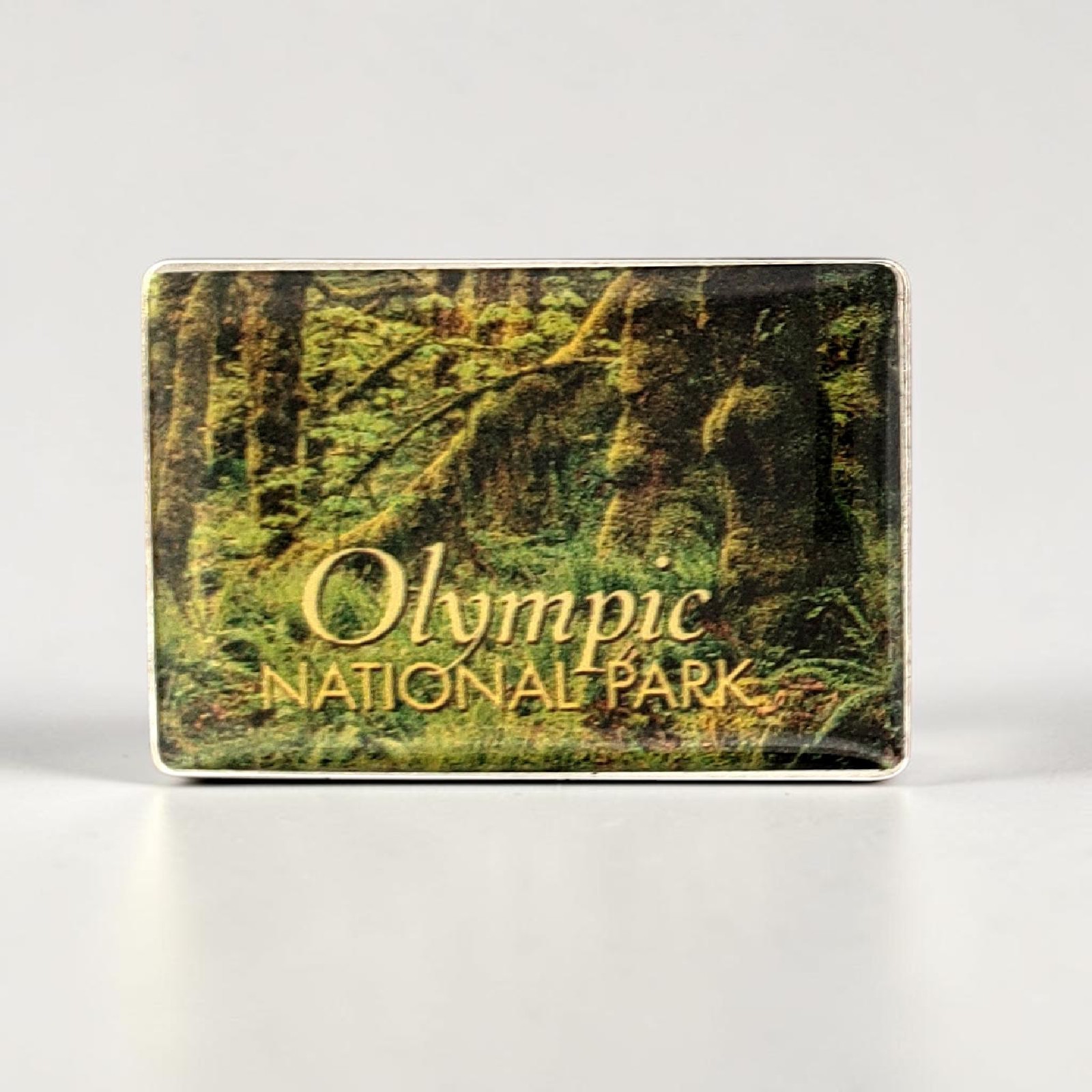 Olympic National Park Washington Rainforest Scenic Souvenir Lapel Pin Badge