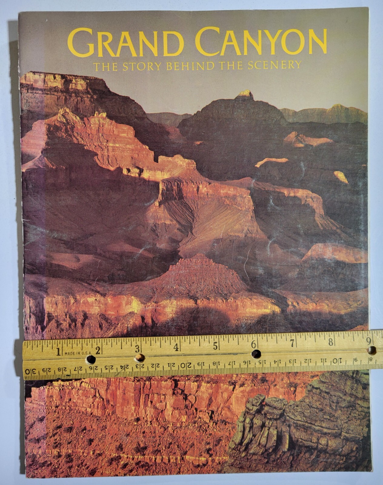 1975 Grand Canyon The Story Behind The Scenery Merrill Beal Photos Map Paperback