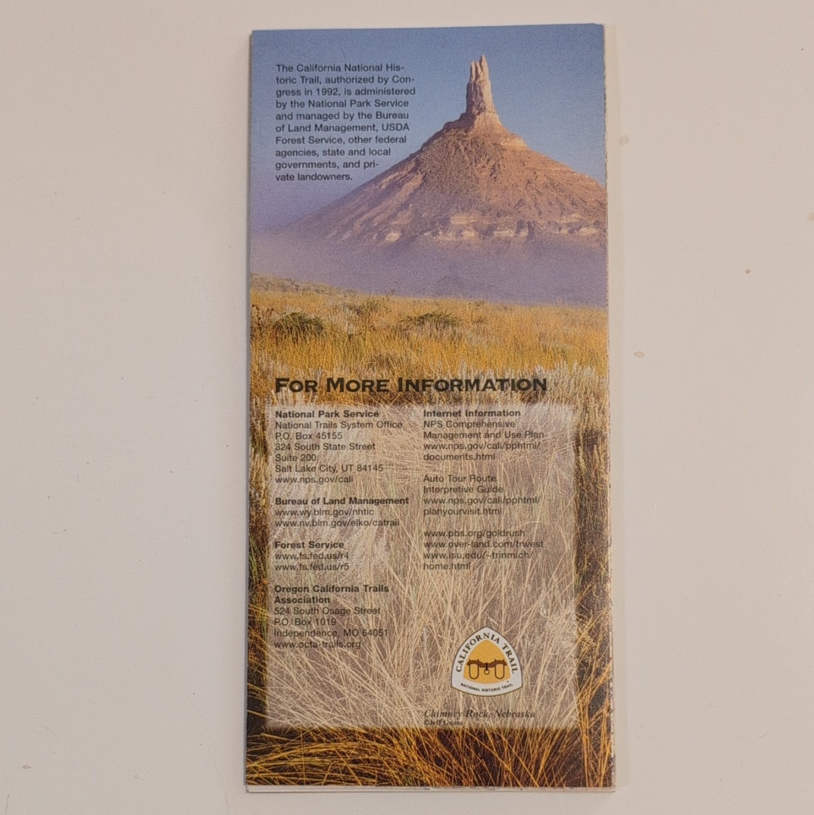 California Trail National Park Service NPS Unigrid GPO 2003 Reprint 2004