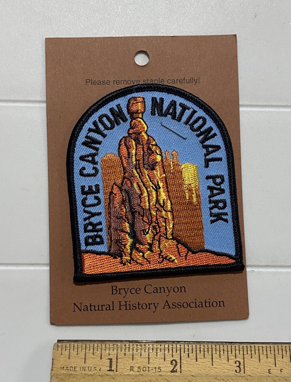NIP Bryce Canyon National Park Natural History Association Souvenir Patch Badge