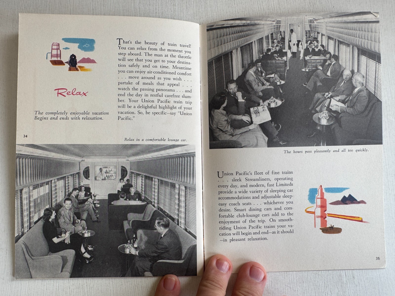 1951 Union Pacific Railroad Travel Guide for Zion, Bryce & Grand Canyon