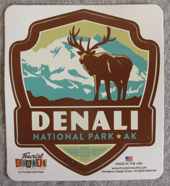 Denali National Park Vinyl Sticker New