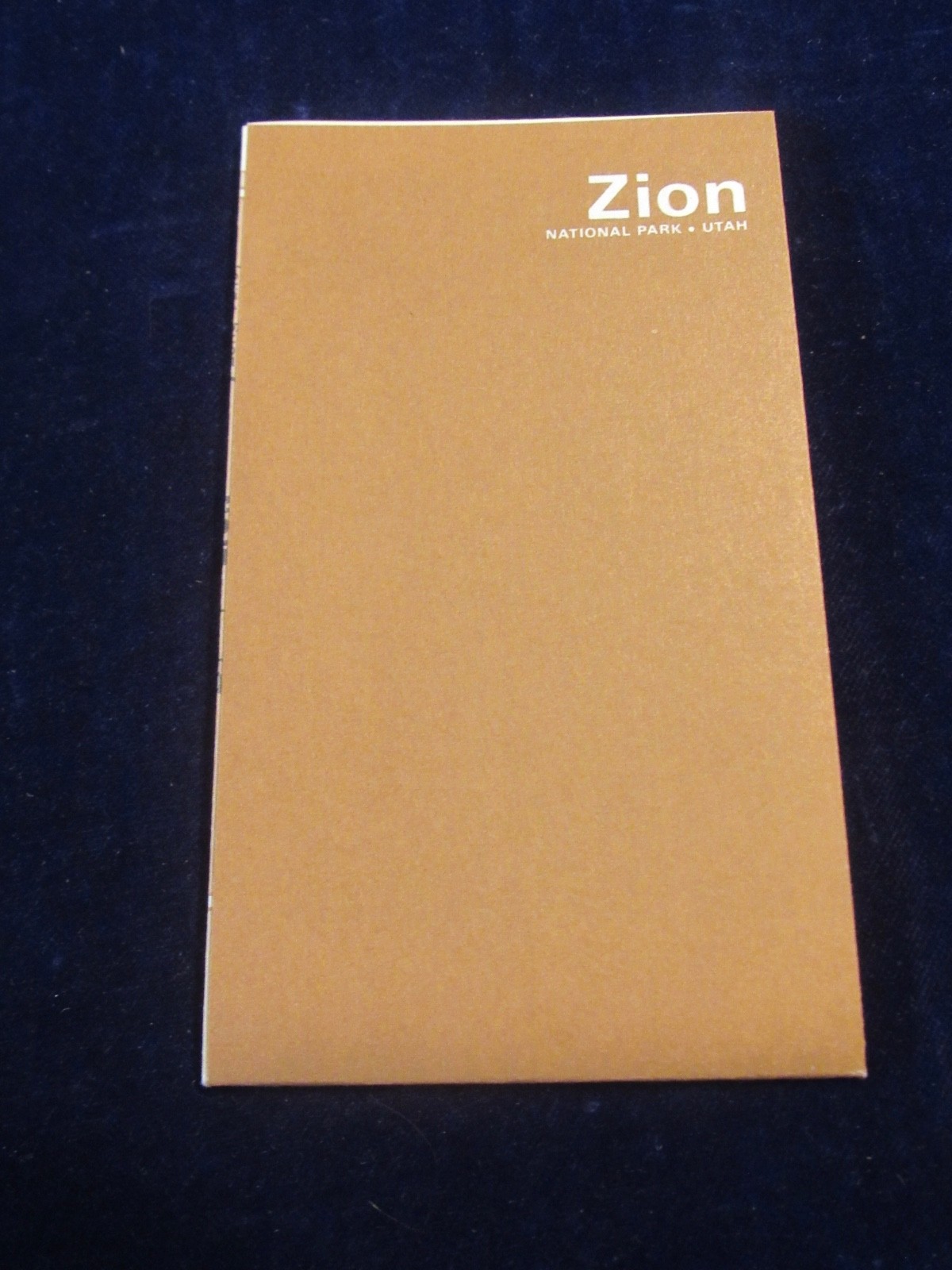 Vtg 1963 & 73 Zion National Park Travel Brochure Lot of 2 US Dept Interior C773