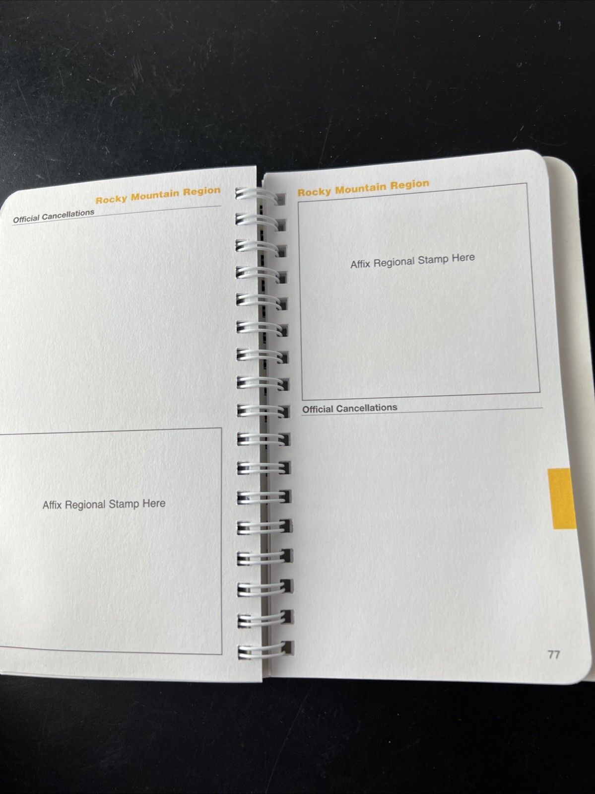 Passport To Your National Parks Official Stamp & Cancellations Tracking Record