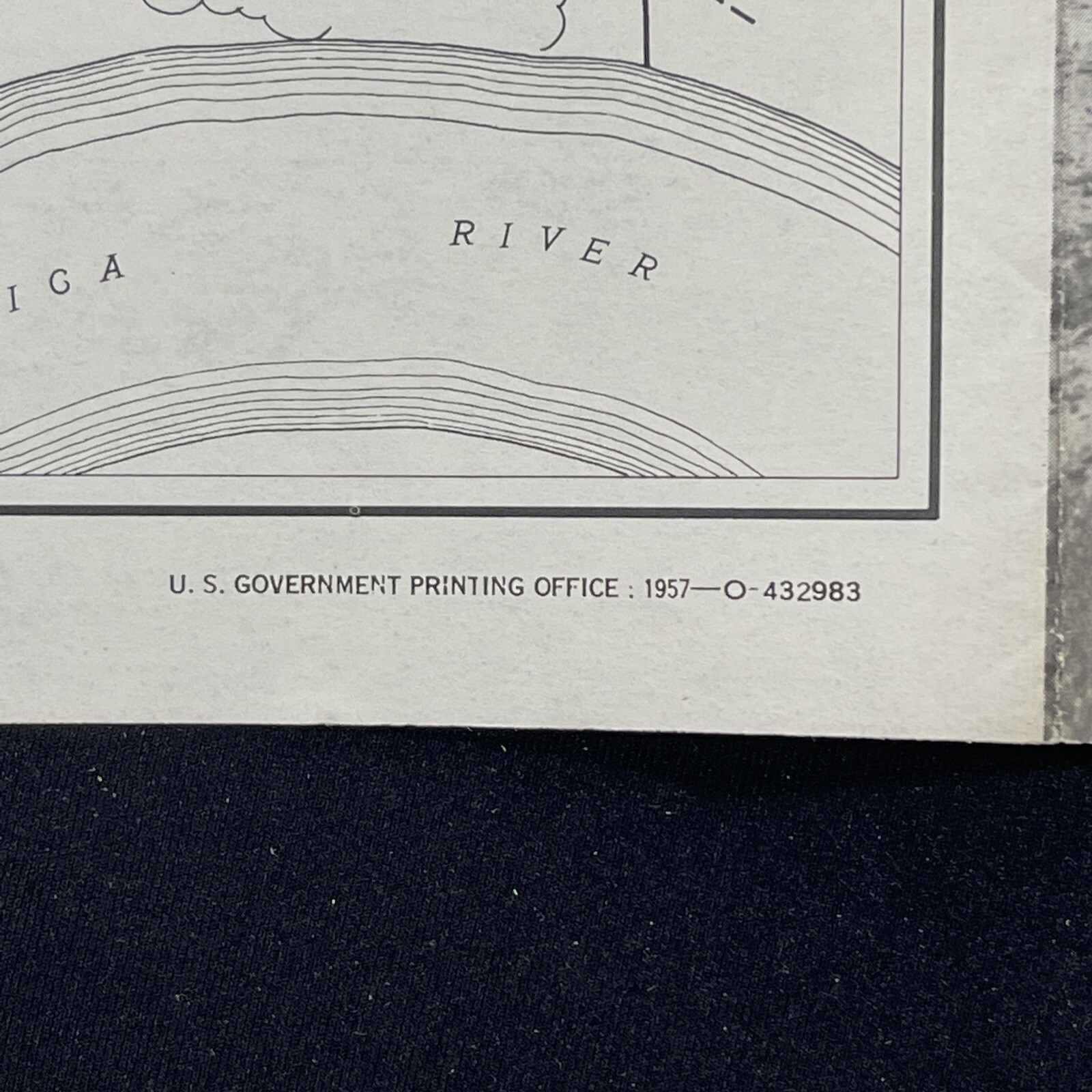 Vtg 1957 Fort Frederica National Monument Brochure Pamphlet Map Guide Georgia