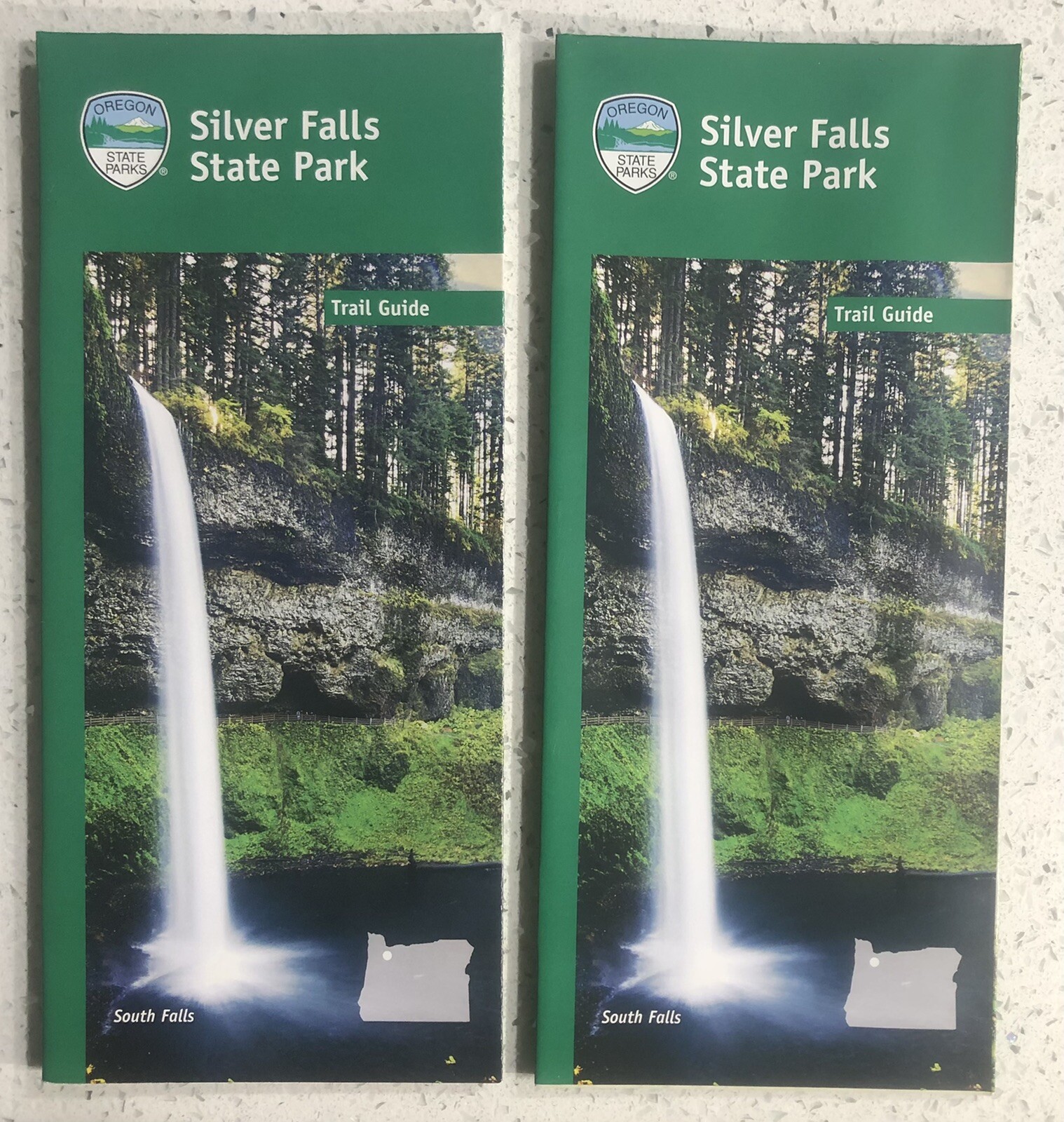 Silver Falls State Park NP Brochure Map NPS Guide 2023