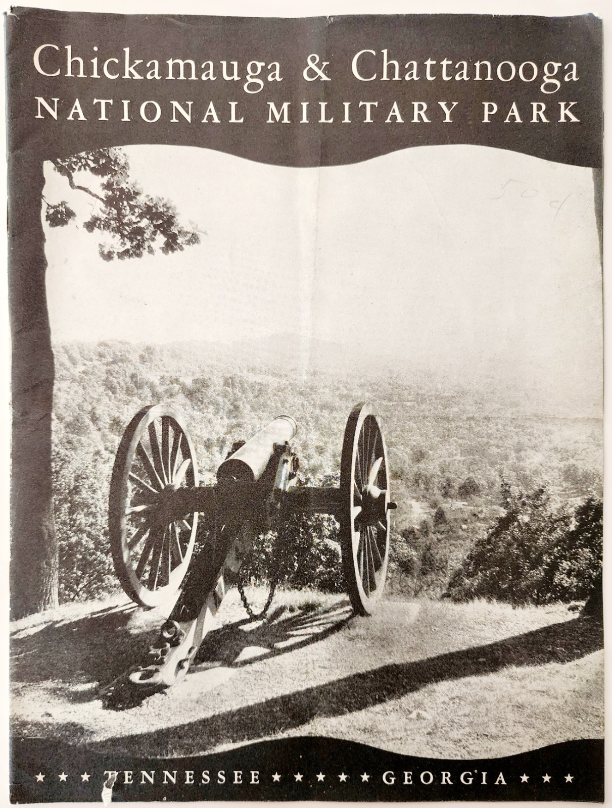 1940 Chickamauga & Chattanooga National Military Park Booklet Vintage F15N