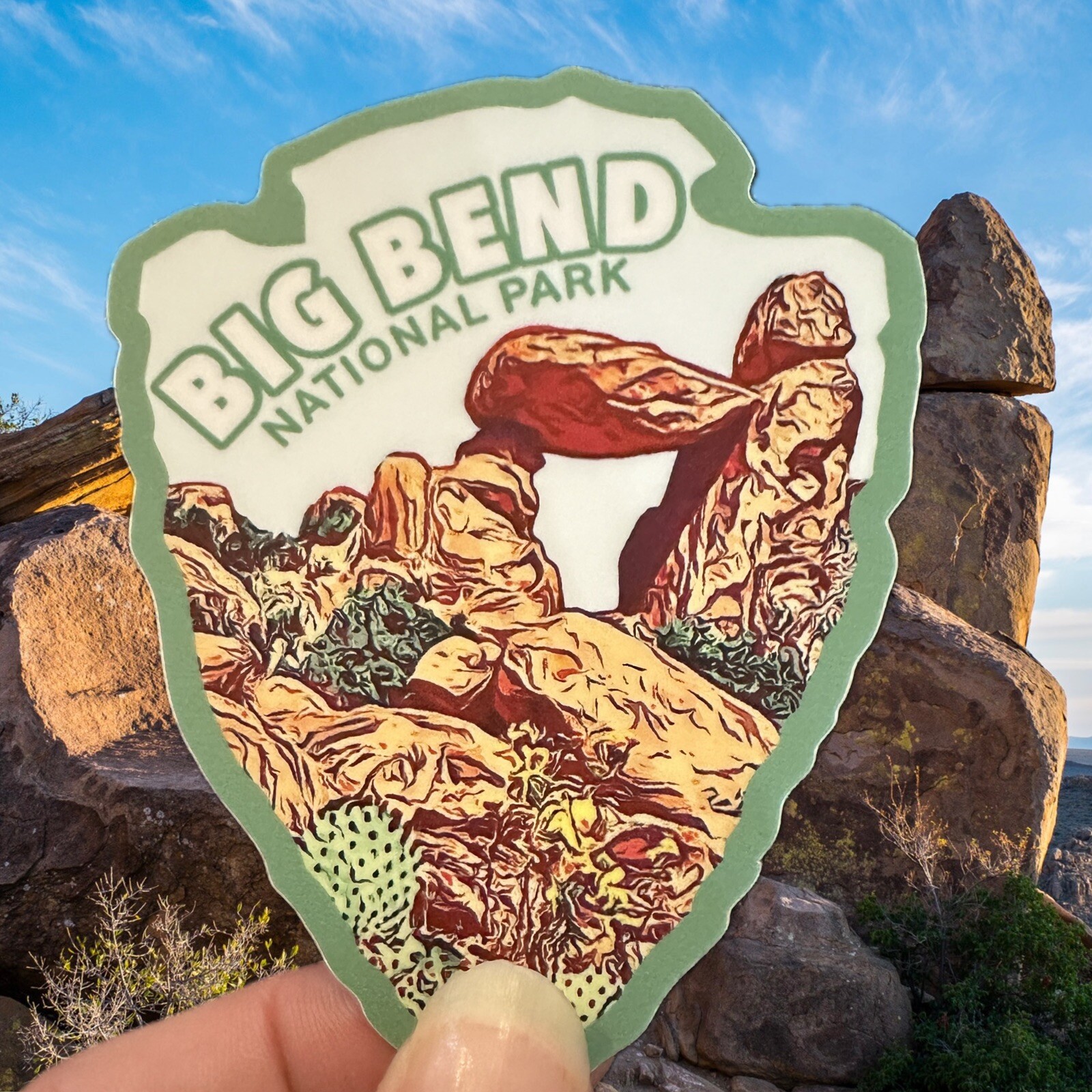 Big Bend National Park Weatherproof Vinyl Sticker