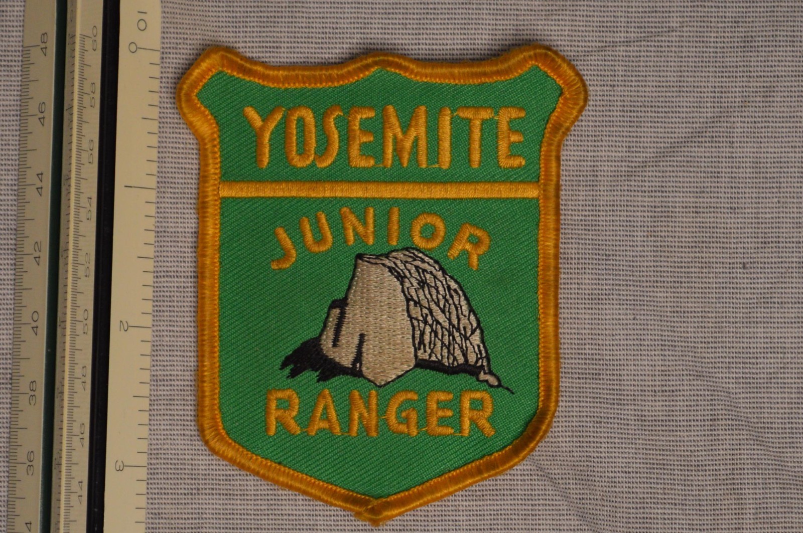 Yosemite Junior Ranger Patch Yellow Green Embroidered