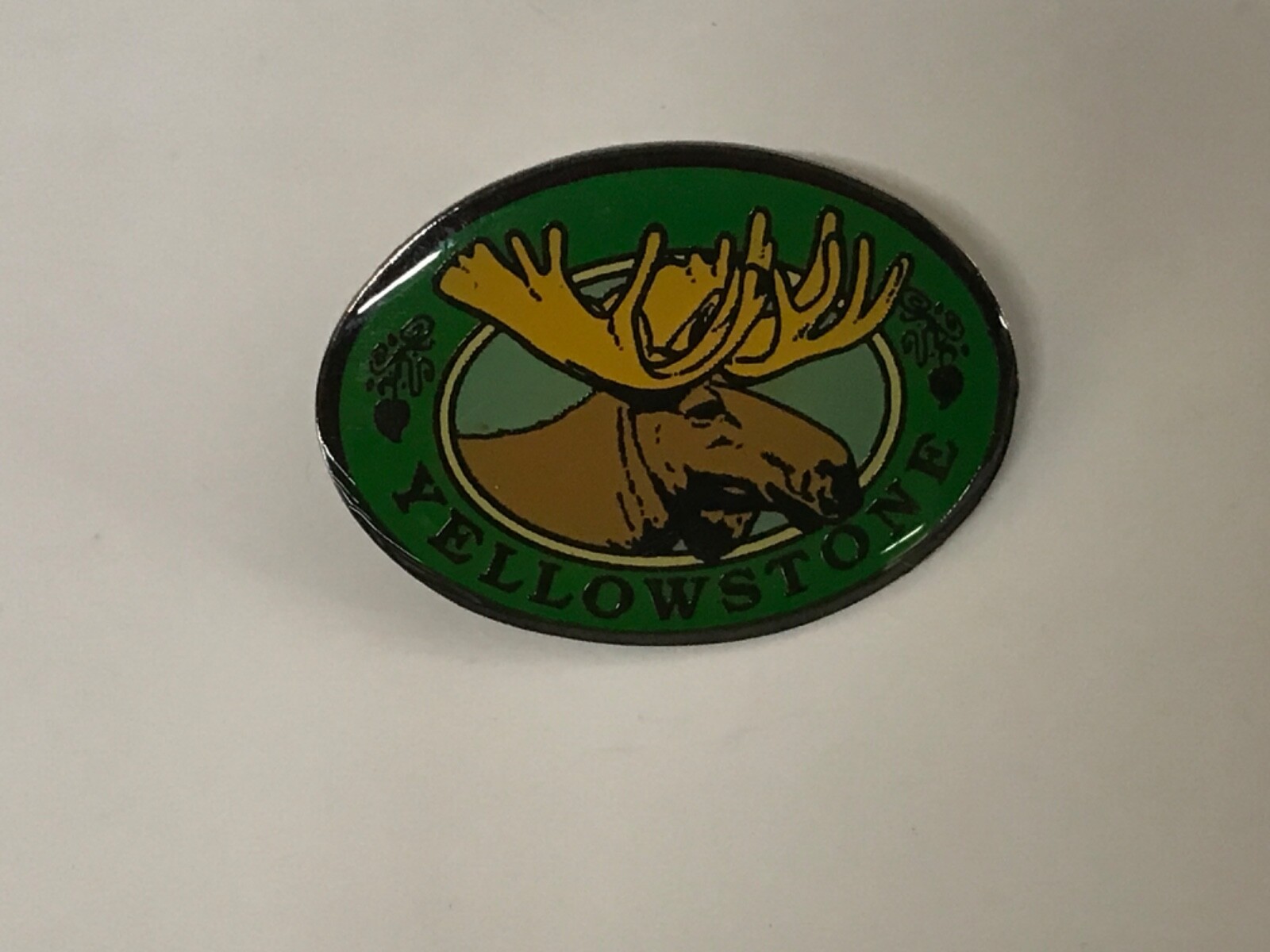 Yellowstone Park Moose Lapel Pin